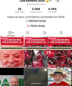 CONTA NICHO POLITICO EM ALTA FÁCIL DE MONETIZAR COM 5503 SEGUIDORES