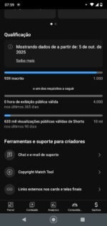 CANAL DE COMEDIA COM 939 INSCRITOS | PERTO DA MONETIZAÇAO | MOTIVO DESISTÊNCIA - Imagem 3