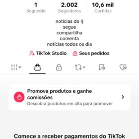 CONTA DO TIKTOK 2002 Seguidores COM SHOP ATIVO (ÓTIMO ENGAJAMENTO)