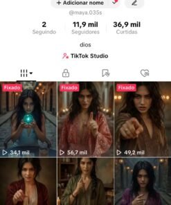 CONTA DO TIKTOK MONETIZADA COM 11,9 mil Seguidores (ÓTIMO ENGAJAMENTO)