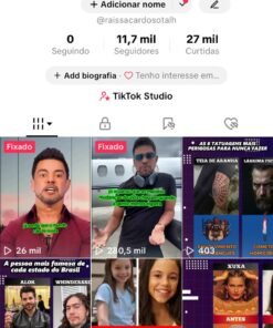 CONTA DO TIKTOK MONETIZADA com 11,7K de seguidores (BEM ENGAJADA)