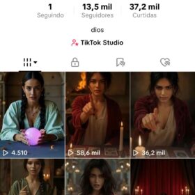 CONTA DO TIKTOK MONETIZADA 13,5K SEGUIDORES (ÓTIMO ENGAJAMENTO)