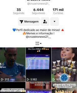 Conta Tiktok 6444 Seguidores - não monetizado