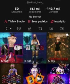 TIKTOK COM 51K DE SEGUIDORES MONETIZADO