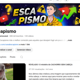 Vendo canal youtube com 308 MIL inscritos e mais de 40 milhoes de visualizações. MONETIZADO