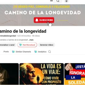 Canal YT com 4,22 mil inscritos