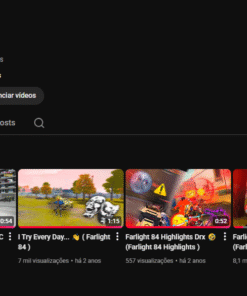 Canal Youtube com 431 inscritos