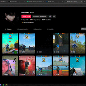 CONTA TIKTOK COM 1037 Seguidores NICHO FREE FIRE