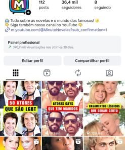 ⚡ INSTAGRAM 36K SEGUIDORES REAIS 👥 MUNDO DOS FAMOSOS & NOTÍCIAS DA TV 🎥 ENGAJAMENTO ALTO + CONTEÚDO DIÁRIO 💎