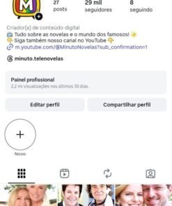 INSTAGRAM 29K Seguidores Reais 🚀 +2.2M Views/Mês 🎬 | Nicho Novelas & Famosos