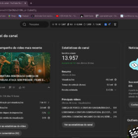 Oportunidade única CANAL DE 13K MONETIZADO NICHO TERROR