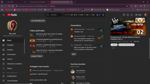 Oportunidade única CANAL DE 13K MONETIZADO NICHO TERROR - Imagem 5