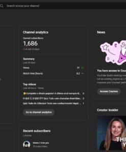 Canal DARK QUIZ SHORTS 1,6K - NÃO Monetizado - LIMPO