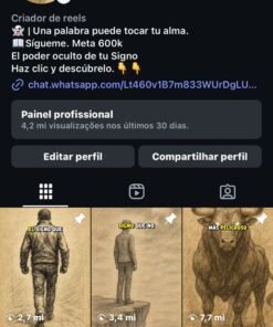 Perfil de Instagram Latino com 504K de seguidores disponível