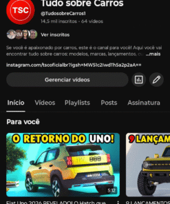 Canal do YouTube Monetizado com 14,5 mil inscritos