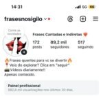 Conta viral de entretenimento! 89,5 mil seguidores