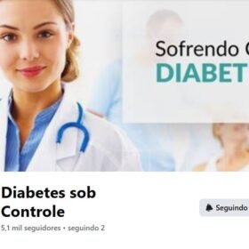 Pagina Facebook com 5,1 mil seguidores Diabetes sob Controle