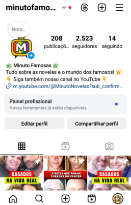 INSTAGRAM 2.5K Seguidores Reais | Nicho Celebridades 🎬