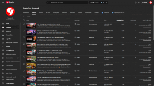 Canal Dark nicho Jogos 500 Inscritos - Imagem 6