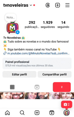 Instagram 1.9K Seguidores Reais! +570K Views em 30 Dias