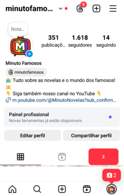 INSTAGRAM 1.6K Seguidores Reais | Alto engajamento!