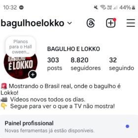 Conta Instagram do nicho FAVELA com 8.814 seguidores