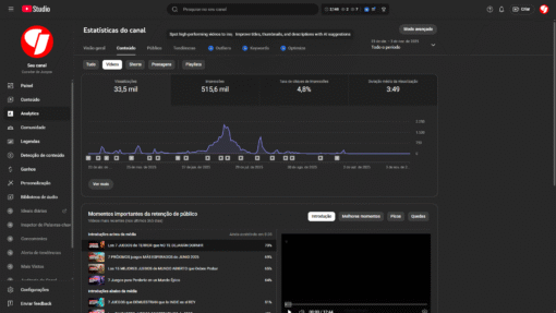 Canal Dark nicho Jogos 500 Inscritos - Imagem 4