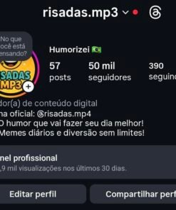 Instagram de memes de 50K sem restrições 🚀✅