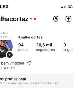 Conta de 20k ótima de cortes