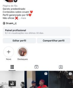 conta do instagram 260 mil seguidores