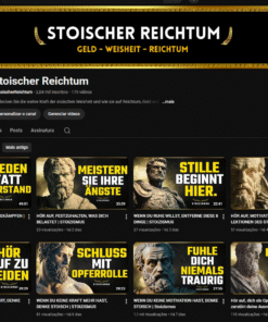 [MONETIZADO] ESTOICISMO NO ALEMÃO - 2K INSCRITOS RPM R$70