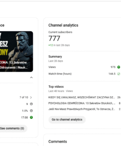 CANAL DARK GRINGO DE ESTOICISMO [MONETIZADO] COM 777 Inscritos, Faltando apenas 223 PARA 1000 INSCRITOS.