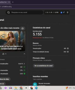Canal Espanhol Signo 5k de inscritos pra vender rapido