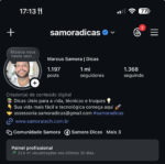 Instagram 1M de seguidores 100% orgânico, página sem restrições