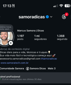 Instagram 1M+ orgânico