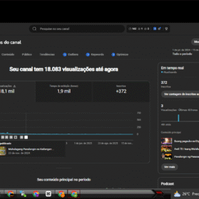 Canal Dark de Oração, totalmente ativo e limpo com 372 Inscritos - Não Monetizado