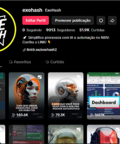 Conta TikTok Validada – 9 mil Seguidores, R$ 5.203,28 no Orgânico e Ainda Gerando Vendas (IA/Automação)