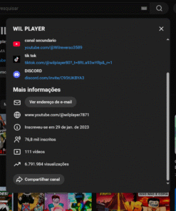 Canal Youtube Monetizado 76 Mil Inscritos - Nicho Games
