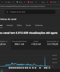 Canal Youtube Monetizado 76 Mil Inscritos - Nicho Games