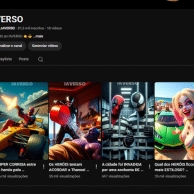 Canal do YouTube - Historias infantis - 80 Mil inscritos