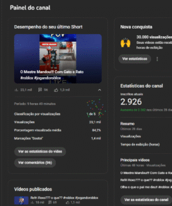 canal de roblox, muito engajado, canal barato OPaiDoGazunho • 2,93k