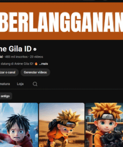 Canal chegando a 500 mil inscritos! Monetizado e com placa de 100 mil inscritos para o comprador retirar!