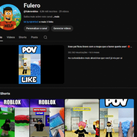 canal do youtube 6,56 mil inscritos desmonetizado de shorts barato