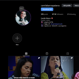 Instagram Motivacional Cristão com 67 Mil Seguidores