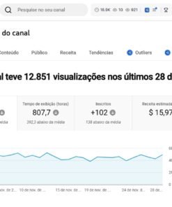 Canal de Futebol em Espanhol Monetizado com 8k de inscritos