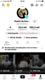 Tiktok 10.7K Seguidores