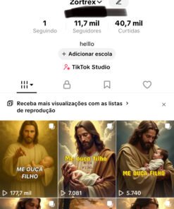 Conta TIKTOK 11.7K Seguidores dos estados unidos monetizado US