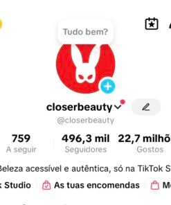 TikTok 490K + R$50,00 Saldo TikTok Shop