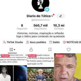 O TIMTOK MAIS ENGAJADO DO SITE! 560 MIL SEGUIDORES ATIVOS, E 100% ORGÂNICO.