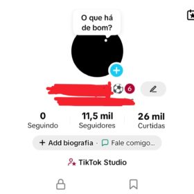 Conta monetizada tik Tok. 11.5K Seguidores